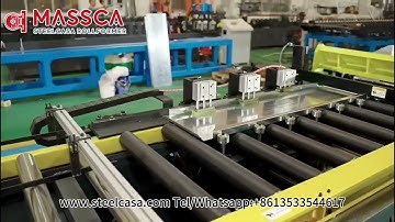 How to make shelf panel by roll forming machine?