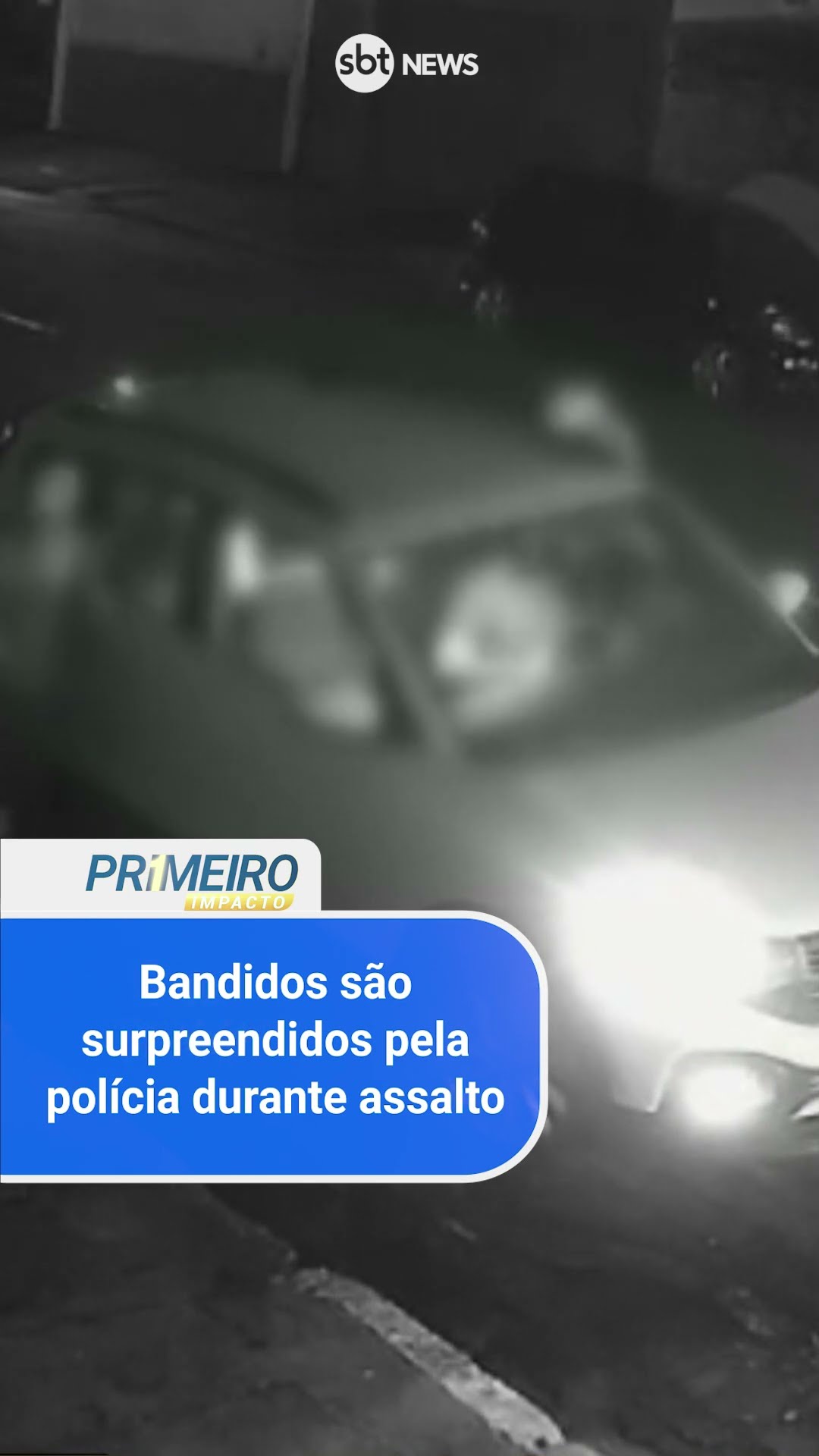 Bandidos são surpreendidos pela polícia durante assalto a motorista
