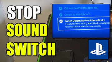How to Fix SOUND Stop Switching to HEADSET on PS4 & Keep on TV Speakers (Best Method)