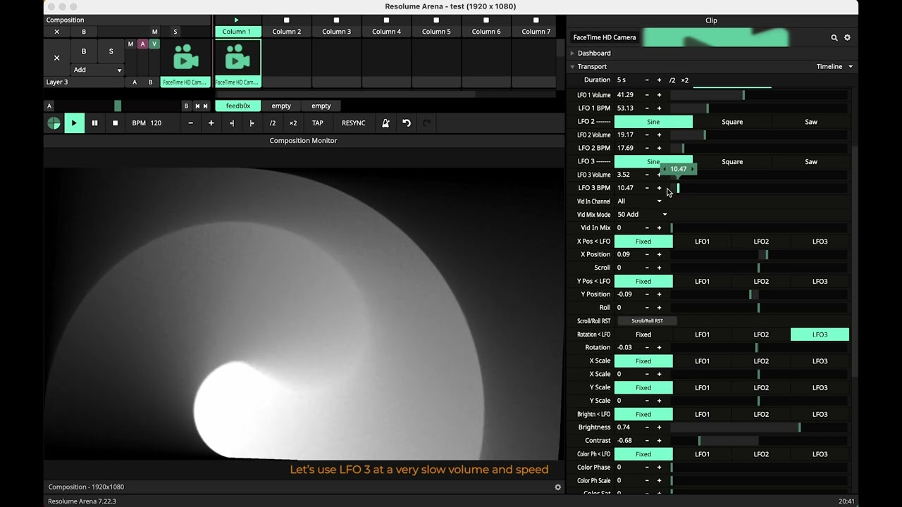 Resolume Plugin: feedb0x