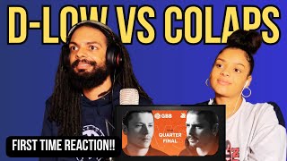 SISTER REACTS TO BEATBOX! FIRST TIME!!  DLOW VS COLAPS  GBB 2019
