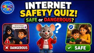 15 Internet Safety Questions Every Kid Should Know! | Safe or Dangerous? Chilu TV Kids #quiz #kids screenshot 5