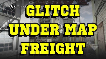 Call of Duty Ghosts - GLITCHING UNDER THE MAP FREIGHT!