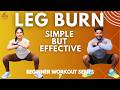 BEGINNER LEG WORKOUT AT HOME I FOLLOW ALONG I NO EQUIPMENT I BEGINNER WORKOUT SERIES -7