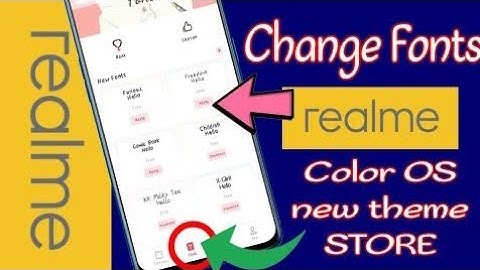 How to change font style in any realme device😱😱