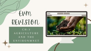 Chapter 3 Agriculture Revision | Environmental Management IGCSE  (2025 syllabus)