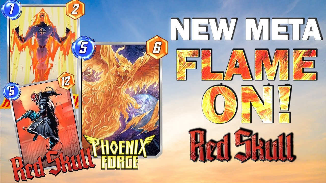 FLAME ON Redskull DECK is the NEW META! ... Marvel Snap Deck Highlight