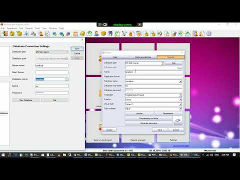 What database does Microinvest Warehouse Pro Light use?