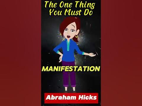 Abraham Hicks 🧡THE ONE THING YOU MUST DO🧡🧡 #Shorts #lawofattraction #(08)