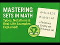 MTH 106 Unit 1: Mastering Sets in Math: Types, Notations & Real-Life Examples Explained!