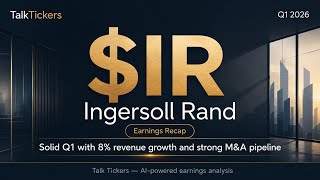 Ingersoll Rand Q1 2026 Earnings: Strong Start & Strategic Growth Plans