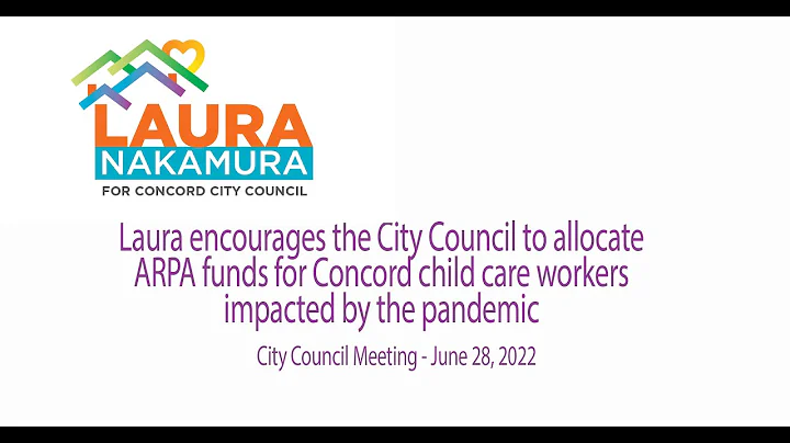 Laura Nakamura - ARPA funds for child care - 2022 ...