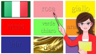 Italian pronunciation for beginners | Итальянский язык | Цвета