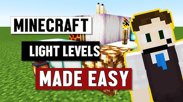 Minecraft Light Levels MADE EASY