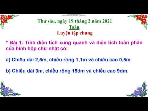Video Toán Lớp 5 - Luyện tập chung - trang 113 - Thầy Vương... - YouTube