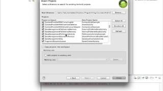 Coursera Import android Sample Projects