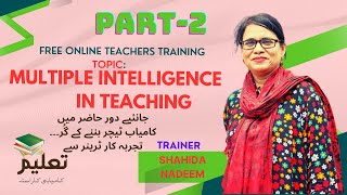 Multiple Intelligence in Teaching Part-2