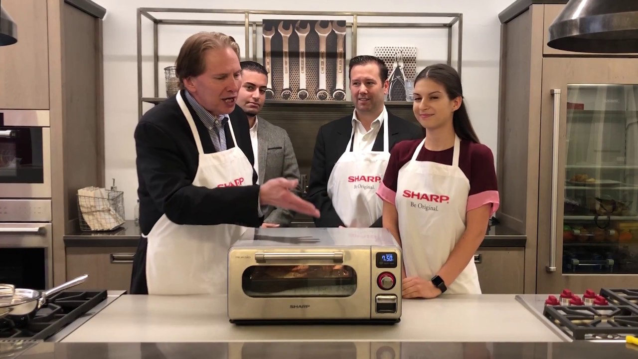 Presenting Sharp's Superheated Steam Countertop Oven 