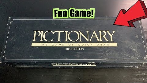Pictionary: The Game of Quick Draw (First Edition) Review