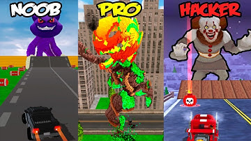 My God! 😈 Monster Demolition Giants 3D - NOOB vs PRO vs HACKER