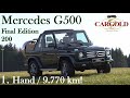 Mercedes G500 Final Edition, 2014 | 1 of 200 | Driving & Report | 1. Hand | Farbrarität | for sale