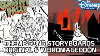 Gravity Falls - Original Theme Song & Weirdmageddon Storyboards - Disney Channel