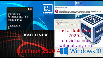 How to install Kali Linux 2020 4  in VirtualBox without any error | complete Guide for beginners.