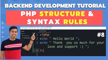 PHP Syntax Rules | PHP Structure in Hindi |  PHP Tutorial in Hindi in 2020 #8