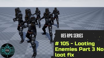 Unreal Engine 5 RPG Tutorial Series #105 - Looting Enemies Part 3 #ue5 #unrealengine