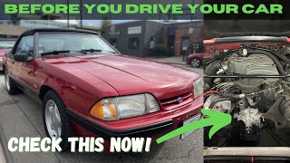 Weeping Water Pump = Recipe For Disaster // How to change a Foxbody Mustang 302 SBF Water Pump