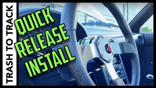 Ep 3 - How to fix broken bolts. Steering Wheel, LED Headlights (1992 Miata)