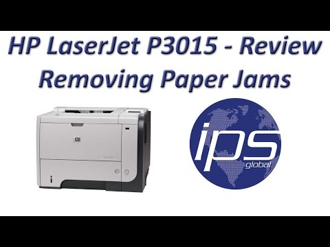 HP LaserJet P3015 - Review Removing Paper Jams