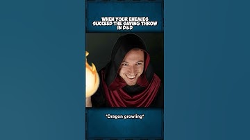 When Your Enemies Succeed the Saving Throw in D&D #shorts
