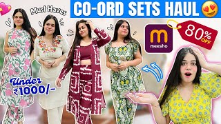 MEESHO Co Ord Set Haul 😍 Trendy Kurta Sets 😱 Meesho Haul | Try On #meesho #meeshohaul #coordset