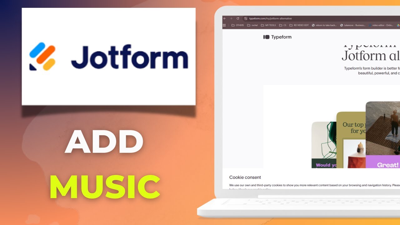 How to Add Music to Jotform - YouTube