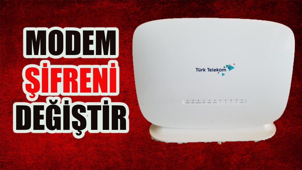 turk telekom modem sifre degistirme 2021 youtube