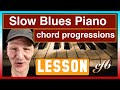 Slow Blues Piano Lesson in C - A great chord progression