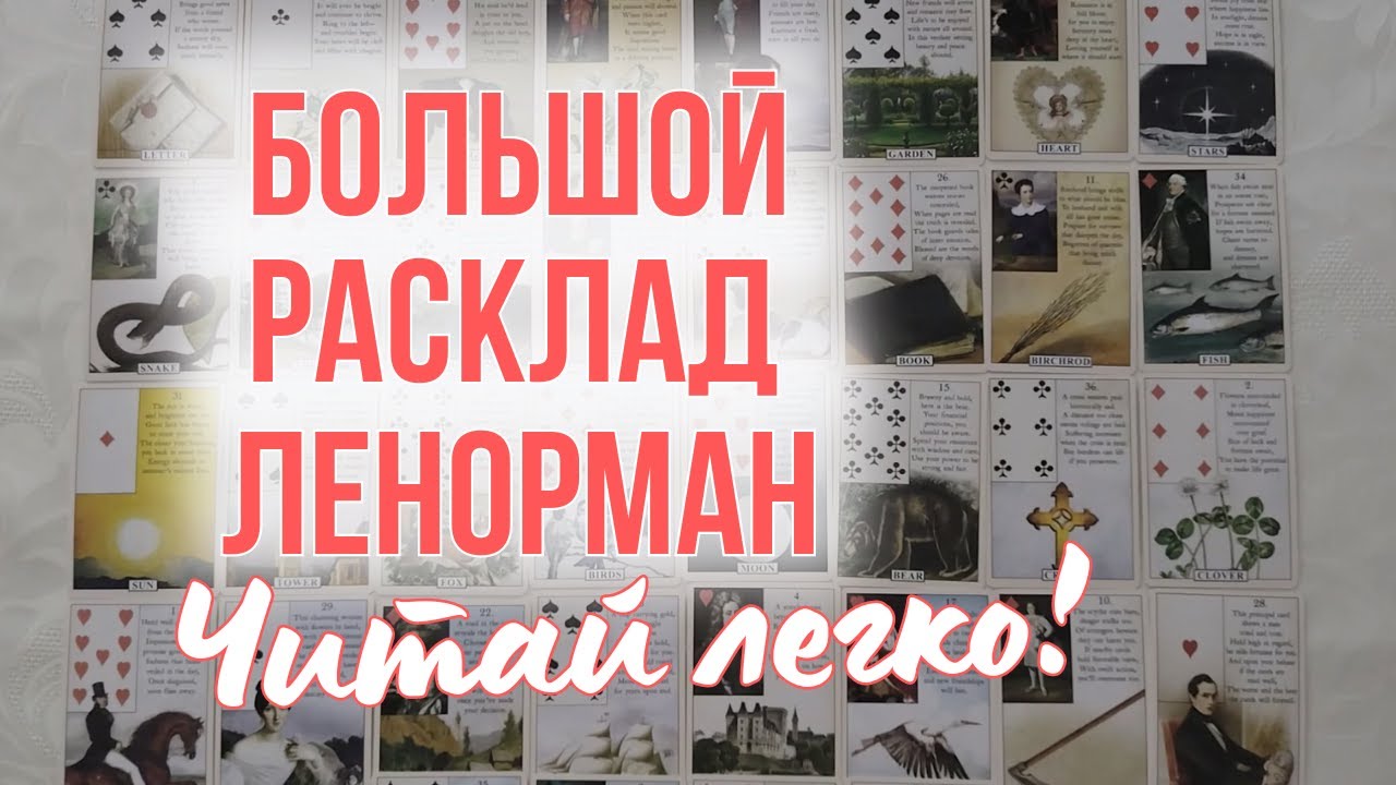 Читай БРЛ как профи 🟣 Обучение Ленорман