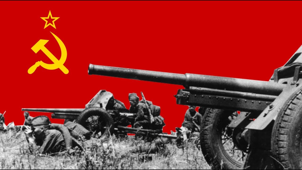 Marche de l'artillerie stalinienne!