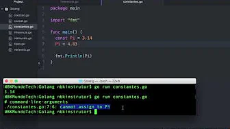 cursos/0010-aprenda-golang: Constantes na Linguagem de Programação Go / Golang (Aula Tutorial)
