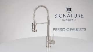 Command Attention In Your Kitchen - The Presidio Faucet