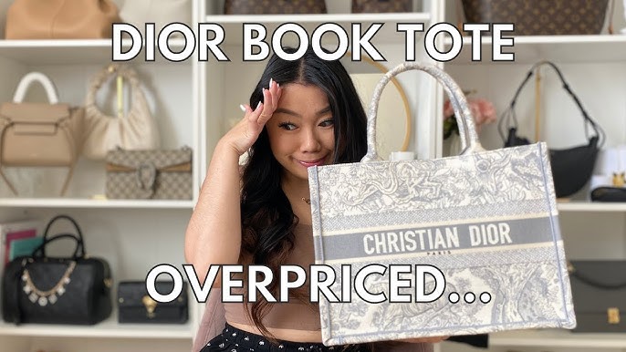 christian dior book tote