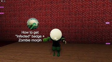 How to get "Infected" badge + Zombie morph in Roblox Piggy RP: Infection