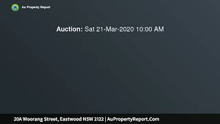 20A Woorang Street, Eastwood NSW 2122 | AuPropertyReport.Com