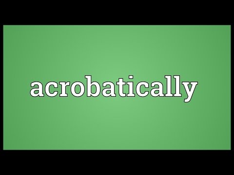 Header of acrobatically