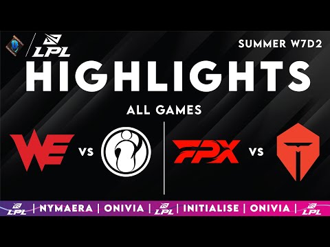 LPL Highlights ALL GAMES Week 7 Day 2 | LPL 2025 Split 3 by Onivia