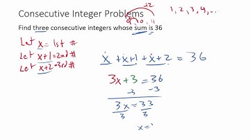 Consecutive Integer Problems