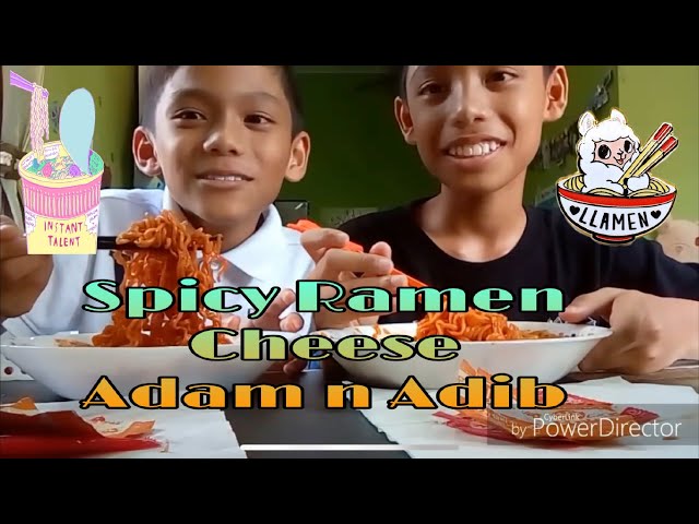 Spicy​ Ramen Cheese Challenge by Adam Adib class=