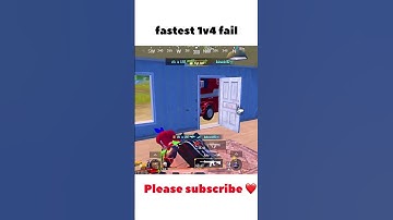 fastest 1v4 clutch failed #bgmi #bgmishorts