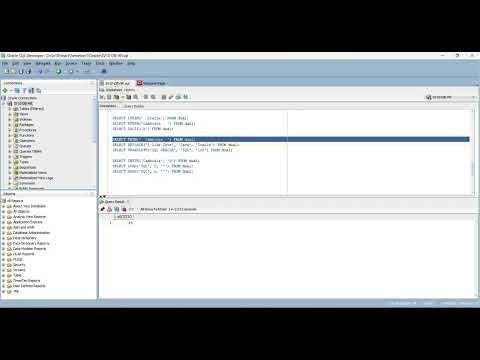 Oracle Function Character Function